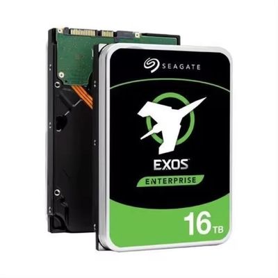 1.5Gb/s Interface Rate Seagate Exos 16TB Enterprise HDD SATA 6Gb/s 512e/4Kn 7200 RPM 256MB Cache 3.5" Internal Hard Drive