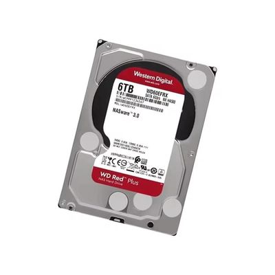 Red Plus WD60EFPX 6TB NAS Hard Disk Drive 5400 RPM Class SATA 6Gb/s 256MB 3.5 Inch HDD with and Fast Average Seek Time