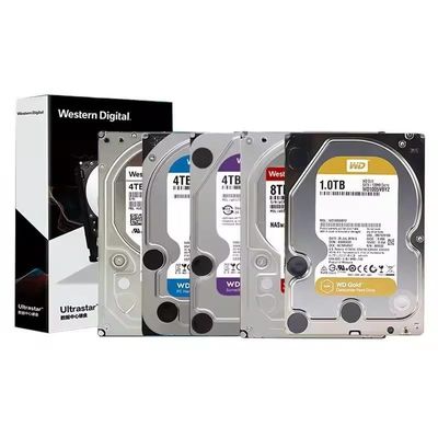 1.5Gb/s Interface Rate Customized WD4003FFBX Hdd 4TB 7200RPM 256MB SATA Surveillance Server Storage Internal Hard Disk Drive