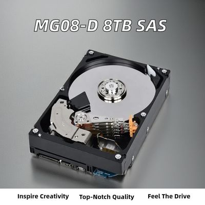 8TB MG08-D MG08SDA800E Hard Drive 3.5 Internal SAS For Server With 12Gb/s Interface Speed And 8TB Hard Disk Capacity