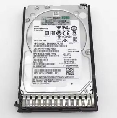 2.4TB SAS 12G Enterprise 10K SFF SC 512e DS Metal-Material HDD For HPE Server G8/G9/G10 Small Form Factor Enterprise Storage