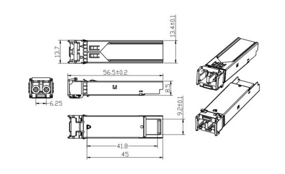 GLC-LH-SMD Network Module SFP Wireless Transceiver Module Customized