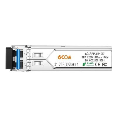 Stock J4859D 6COM 1000Base-LX 1.25G 1310nm 10km SFP Transceiver Module Private Mold Customized Compatible with HP J4859D