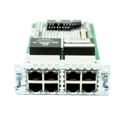 NIM-8CE1T1-PRI 8 módulo de interfaz de red de puertos para la optimización y expansión de su red