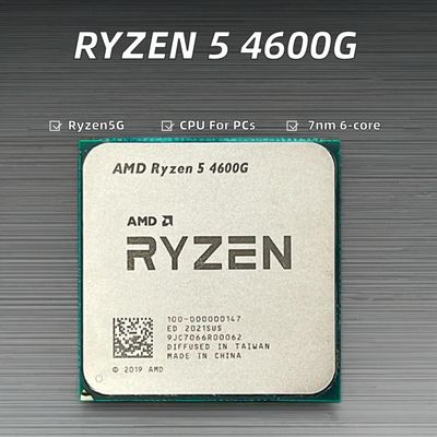 Brand New R5 4600G 7nm 6-Core 12-Thread 3.7GHz 65W Desktop Processor Intel AM4 Interface Boxed CPU for Laptop
