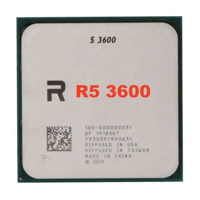 Customized R5 3600 CPU 6cores 32MB 3.6GHz 7NM 65W Socket AM4 Server CPU R5 3600 CPU high performance