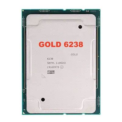 New Original CD8069504283104 2.1GHz 22Core SRFPL 140W server processor in tel xeon Gold 6238 CPU processor