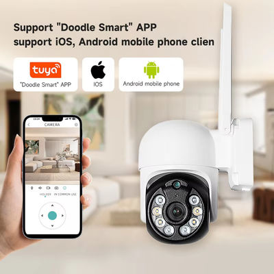 4MP HD Security Tuya Smart Wifi Camera Auto Tracking PTZ Home Network CCTV Camera Wireless  Network Camera