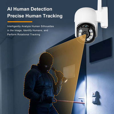 4MP HD Security Tuya Smart Wifi Camera Auto Tracking PTZ Home Network CCTV Camera Wireless  Network Camera