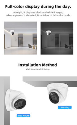 Double Light Camera Night Infrared Full Color CCTV IP Security Smart Camera Compatible Hik 4MP POE IP Camera