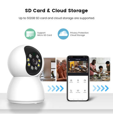 Security Camera Mini Wireless Wifi Camera Auto Tracking Motion Detection  Home Network Camera