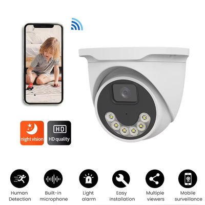 Dual Light Night Vision  IP CCTV Cam Home Network Camera De Seguridad 4Mp Indoor Security Dome Camera
