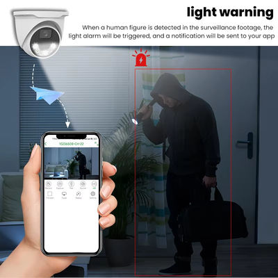 Dual Light Night Vision  IP CCTV Cam Home Network Camera De Seguridad 4Mp Indoor Security Dome Camera