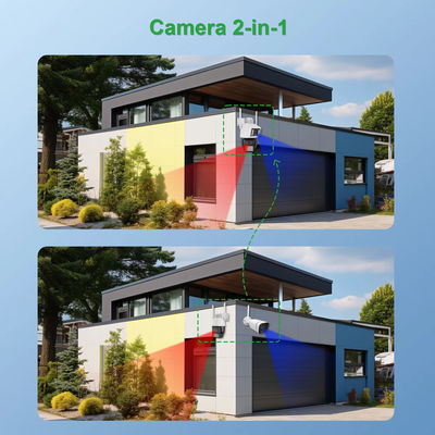 IP CCTV Wifi Two-Way Audio Motion Detection Network Camera Wireless Ptz Motion Tracking Sensor Dual Lens Security Camera