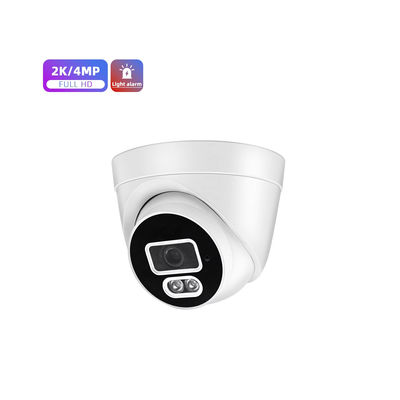 Cctv System Hd 4mp Monitor Motion Tracking Audible light Alarm Dome Camera Audio Input Output Network Camera