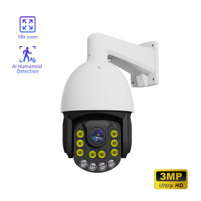 Poe Nvr de dos vías de audio automático 3mp Ptz Ip cámara de red 18x Zoom óptico Ip Ptz 30x Zoom cámara