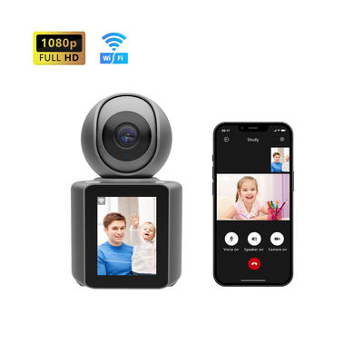 Video Camera 2.8-inch Screen 355 degree Smart Security Camera 1080p HD Video Night Vision Motion Detection