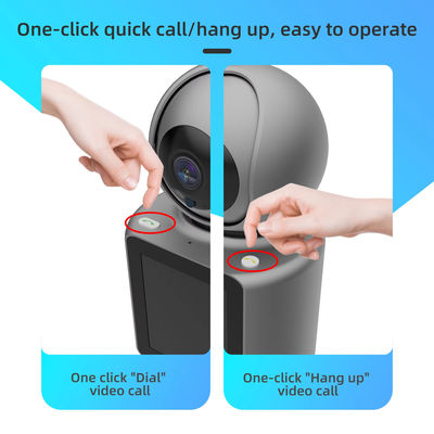 Video Camera 2.8-inch Screen 355 degree Smart Security Camera 1080p HD Video Night Vision Motion Detection
