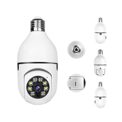 WIFI Bulb Network IP Camera Home E27 Light Bulb Camera HD 4MP With Night Vision Auto Tracking Wireless Security Camera