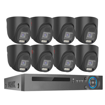 Dépistage du visage à l'intérieur H.265 4K 8MP câblé POE Réseau IP CCTV système de caméra de sécurité à domicile