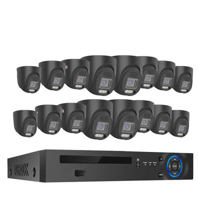 Customized  16 Channels indoor Face Detection H.265 4K 8MP Wired POE IP Network Security cctv camera surveillance systems