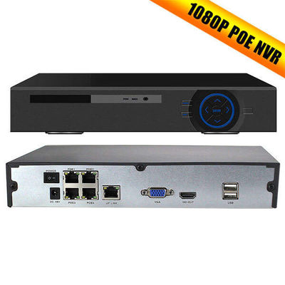 4CH 2MP Wired IP Security Cameras PoE NVR Kit 1080P CCTV Surveillance Camera System