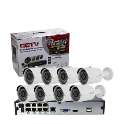 8Ch 1080P 2Mp Poe Monitor Line Ip Camera Nvr Kit NST-IPH6552
