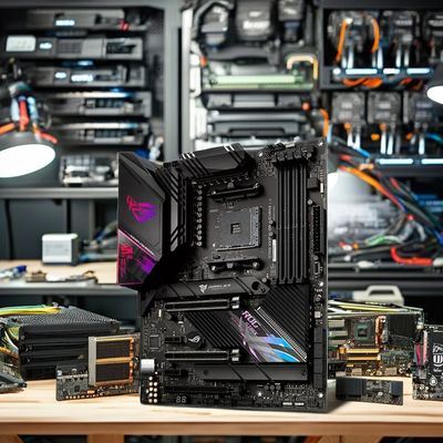 ROG STRIX X570-E GAMING WIFI II Motherboard New Original DDR4 Memory SATA Hard Drive Interface Intel X99 Supports I7 128GB