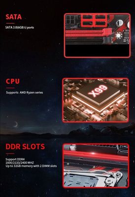 Customized High quality motherboard LGA 2011 motherboard X99 chip for game computer support E5 v3/v4 CPU