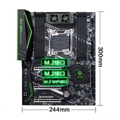 Customized X99 F8 motherboard X99 Motherboard with combo kit set DDR4 Desktop E5 2678v3/E5 2680v3 LGA2011