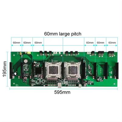 Tarjeta madre X79 9GPU de alta calidad personalizada para tarjeta gráfica dedicada Rtx3060 3060ti