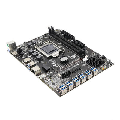 Tarjeta base personalizada B250C 12 GPU precio barato caja de la placa base B250C placa base clásica 12 tarjetas SATA