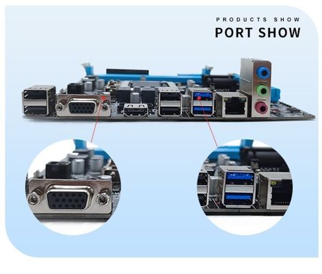 Customized Top quality pc motherboard B75 motherboard combo for desktop computer DDR3 RAM B75 mainboard