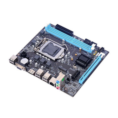 Customized H61 computer motherboard H61 Chipset desktop mainboard Dual channel DDR3 M-ATX pc motherboard