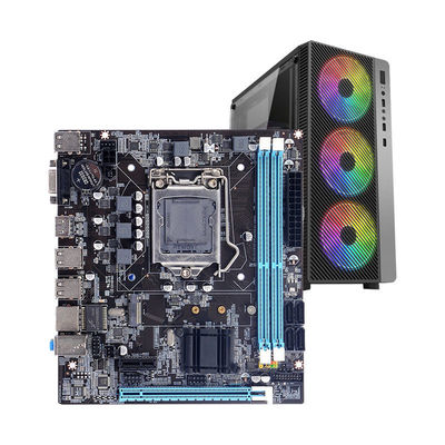 Customized H61 computer motherboard H61 Chipset desktop mainboard Dual channel DDR3 M-ATX pc motherboard