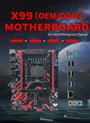 Customized X99 Motherboard PC Server Mainboard 4xDDR4 Support Core I7 E5 v3/v4 cpu X99 motherboards