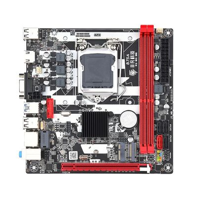 Customized B75A desktop computer motherboard 17*17 inch ITX Mini industrial computer 1155 needle I3/I5/I7 CPU DDR3 ram