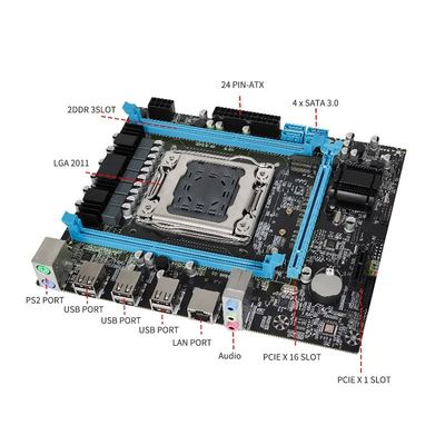 Customized X79 computer motherboard X79 Chipset desktop mainboard Dual channel DDR3 LGA2011 SATA3 M-ATX pc motherboard