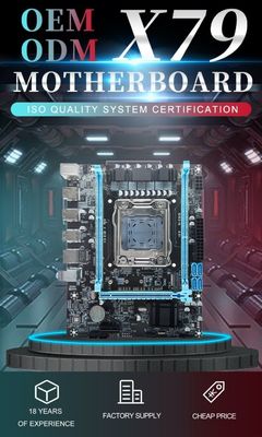 Customized X79 computer motherboard X79 Chipset desktop mainboard Dual channel DDR3 LGA2011 SATA3 M-ATX pc motherboard