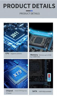 Customized X79 computer motherboard X79 Chipset desktop mainboard Dual channel DDR3 LGA2011 SATA3 M-ATX pc motherboard