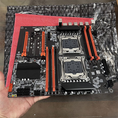 Customized X99 Motherboard With LGA 2011-3 XEON E5 2699V3 *2 CPU With 4*16GB = 64GB DDR4 2133MHz server memory combo kit