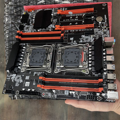 Customized X99 dual cpu gaming motherboard support dual xeon E5 LGA2011-3 cpu X99 motherboard 256GB dual-channel ddr4 with M.2