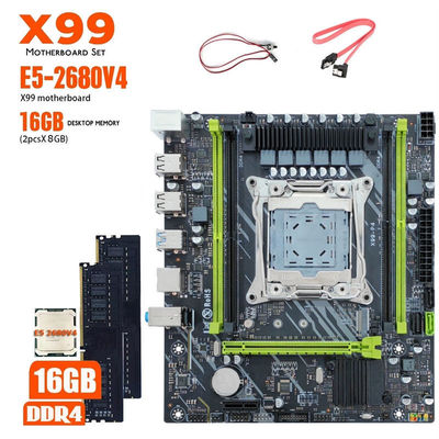 X99 P4 Computer Motherboards LGA2011-3 DDR4 M-ATX Single Channel For Desktop X99