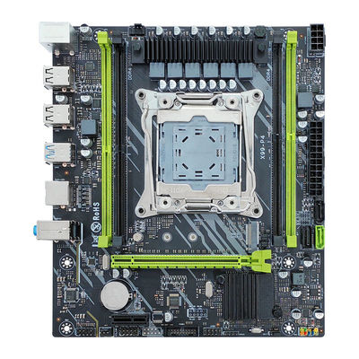 X99 P4 Micro ATX Motherboard LGA2011-3 Xeon E5-2680V4 CPU DDR4 RAM NVME M.2 SATA