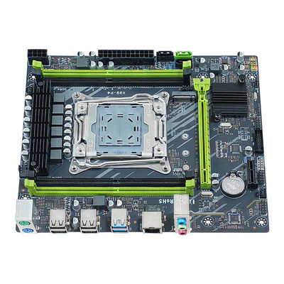 X99 P4 Micro ATX Motherboard LGA2011-3 Xeon E5-2680V4 CPU DDR4 RAM NVME M.2 SATA