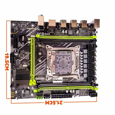 X99 P4 Micro ATX Motherboard LGA2011-3 Xeon E5-2680V4 CPU DDR4 RAM NVME M.2 SATA