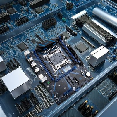 X99 QD4 Gaming Pc Motherboard LGA 2011-3 XEON Intel XEON E5 2667 V4 2*16G DDR4 ECC