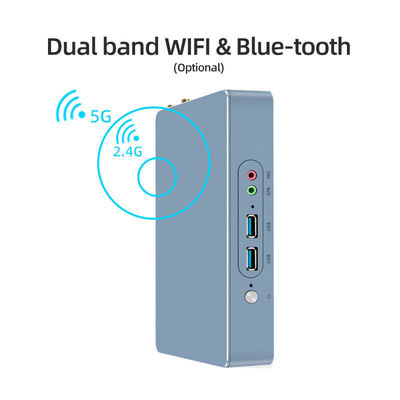 Inspection de formation Portable N5095 Mini PC 8Gb 128Gb Ssd Wifi Bureau de la dent bleue