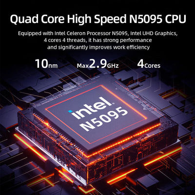 AMD Pocket Laptop Mini PC 11ème génération 4K HPTC Win11 Pour le divertissement