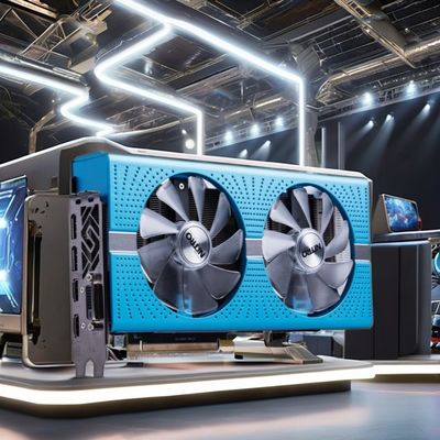 GPU RX 580 usado con enfriador de ventilador Nuevo y usado AMD Chipset Desktop Gaming Interfaz de salida VGA DP